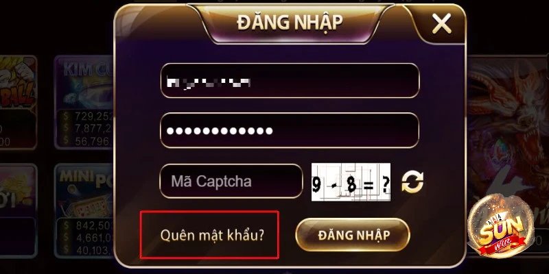 Xử lý lỗi khi đăng nhập tại Sunwin
